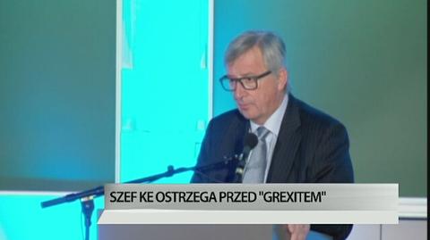 Szef KE ostrzega przed "Grexitem"