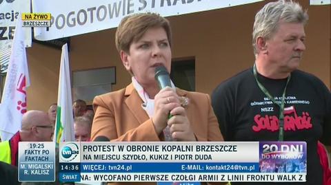 Szydło: polska gospodarka powinna być oparta na górnictwie 