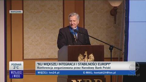 Trichet: Jestem wzruszony (TVN24)