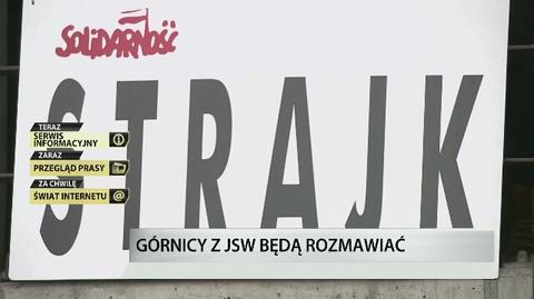 Trwa strajk w JSW. Górnicy nie dostaną czternastki? 