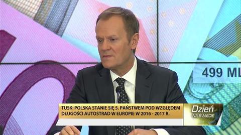 Tusk: 8 mld zł specjalnie dla miast średniej wielkości