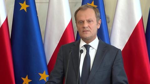 Tusk: Jeśli takie słowa padły, to prokuratura ma tu co robić