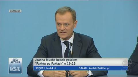 Tusk: Projekt podwyższajacy wiek emerytalny juz gotowy (TVN24)