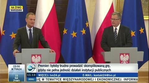 Tusk: unia energetyczna będzie miała sens jeśli uda się do niej włączyć Ukrainę