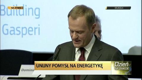 Tusk: Zależność energetyczna ogranicza Europę politycznie 