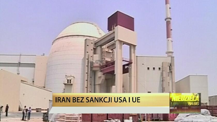 UE i USA znoszą sankcje gospodarcze i finansowe na Iran.