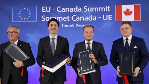 Umowa CETA podpisana. "Musieliśmy pokonać wiele przeszkód"