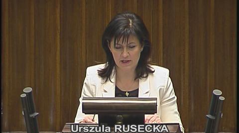 Urszula Rusecka (PiS) o programie 500 plus