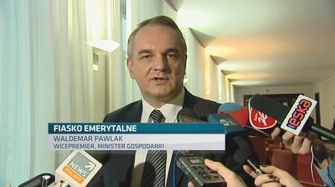 Waldemar Pawlak: To dodatkowe 24 miliardy dla budżetu (TVN CNBC)
