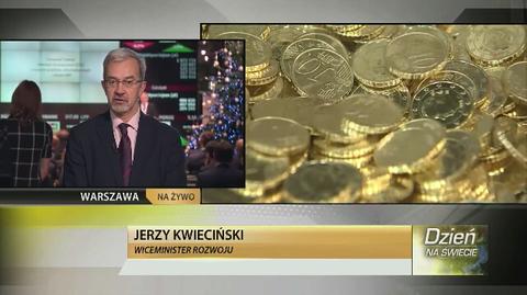 Wiceminister rozwoju Jerzy Kwieciński o inwestycjach i funduszach unijnych.