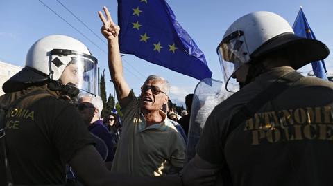 Wielotysięczne protesty na ulicach Aten. "Ten rząd nas oszukał"