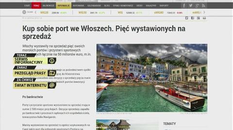 Włochy wystawiły na sprzedaż pięć swoich morskich portów sportowych