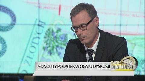 Wojciechowski: Jednolity podatek ma zmniejszyć obciążenia