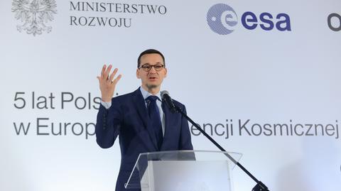 Wystąpienie wicepremiera Mateusza Morawieckiego na konferencji "5 lat Polski w Europejskiej Agencji Kosmicznej"