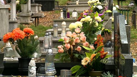 80-latka potrącona na cmentarzu