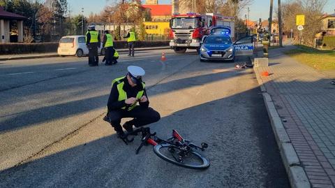 Śmiertelne potrącenie rowerzysty w Rybniku