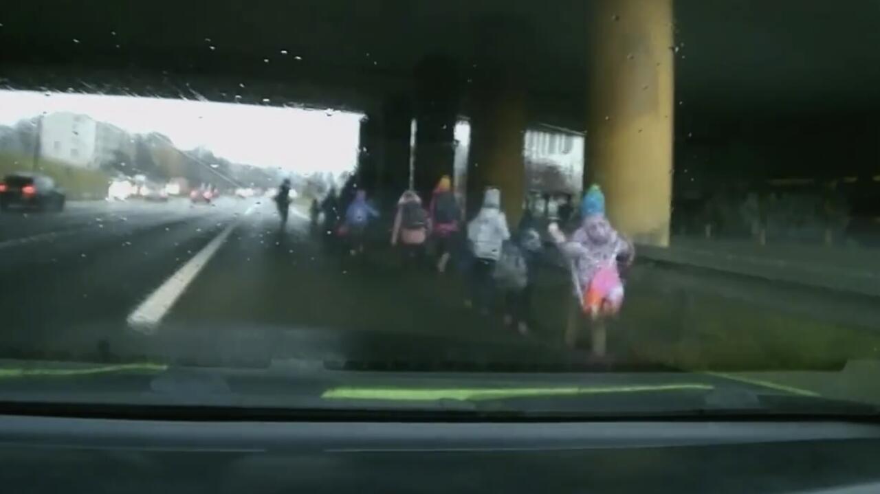 Siedemnaścioro dzieci z dwiema nauczycielkami na trasie szybkiego ruchu. Prokuratura wszczęła śledztwo