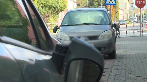 Uszkodzone samochody w Kaliszu (wideo z 09.10.2022)