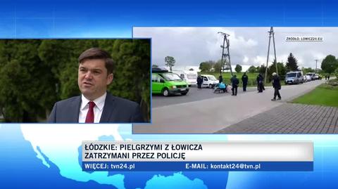 Część uczestników - w tym ksiądz - zostali ukarani mandatami