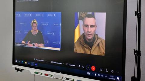 Rozmowa reporterki "Faktów" TVN Katarzyny Górniak z merem Kijowa Witalijem Kliczko