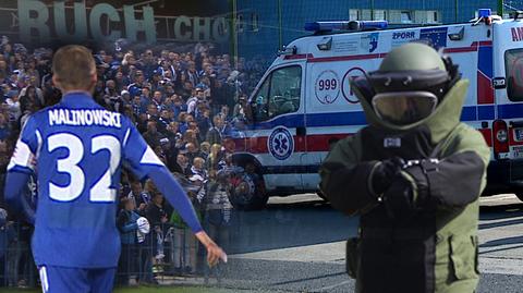 05.10.2014 | Policja: ładunek podłożony na stadionie Ruchu Chorzów zrobiony przez profesjonalistę