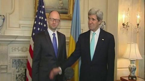 12.03.2014 | USA: premier Ukrainy na spotkaniu z Obamą, Kerrym i Bidenem
