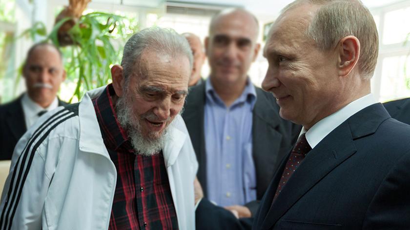 13.07.2014 | Putin w podróży po Ameryce Łacińskiej. Spotkał się z Fidelem Castro