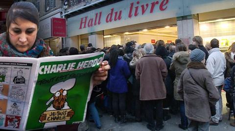 14.01.2015 | Francja: nowy numer „Charlie Hebdo” wyprzedany na pniu