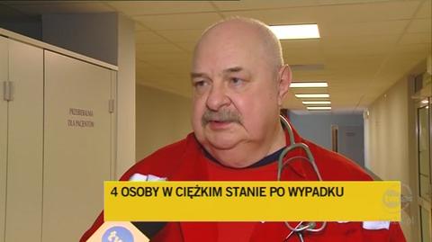 17 rannych trafiło do szpitali, pozostałe - zgłosiły się tam same