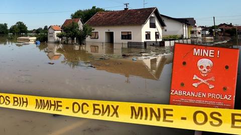 21.05.2014 | Powódź na Bałkanach: woda wypłukała miny z czasów wojny