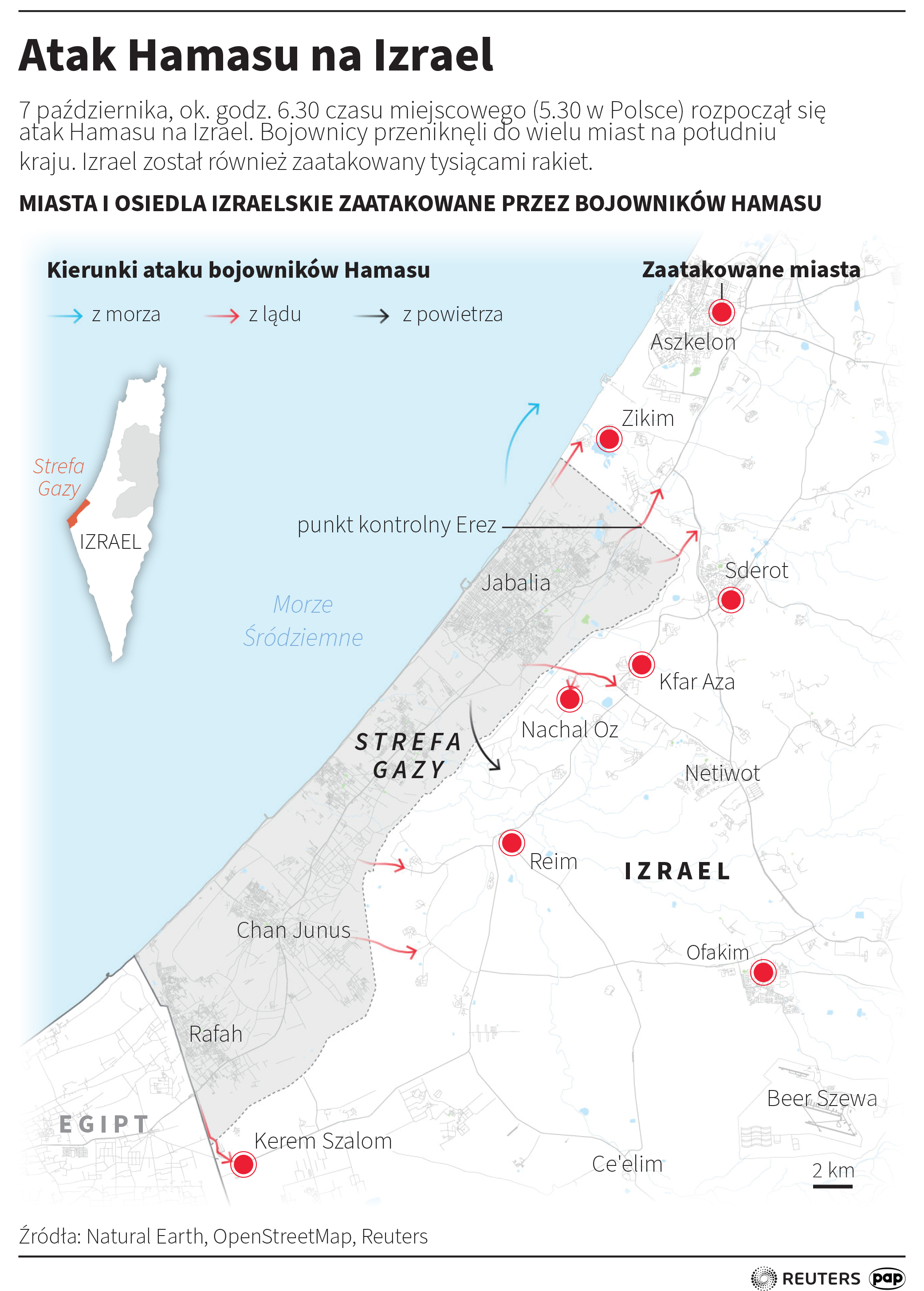 Atak Hamasu na Izrael 
