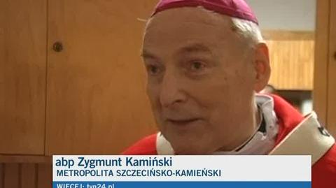 Abp Zygmunt Kamiński o skandalu w szczecińskiej diecezji