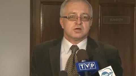 Adam Kozub, rzecznik prokuratury okręgowy w Białymstoku (TVN24)