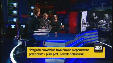 Agnieszka Holland wspomina prof. Kołakowskiego