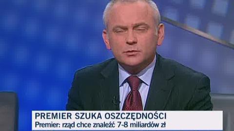 Aleksander Szczygło martwi się o wojsko (TVN24)