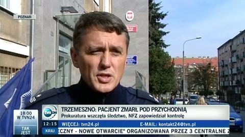 Andrzej Borowiak wypowiada się na temat śmierci pacjenta w Trzemesznie