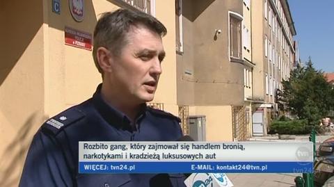 Andrzej Borowiak z wielkopolskiej policji o akcji CBŚ