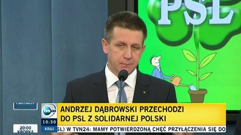 Andrzej Dąbrowski przechodzi do PSL