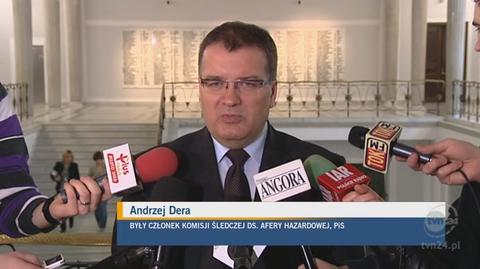 Andrzej Dera o decyzji prokuratury (TVN24)