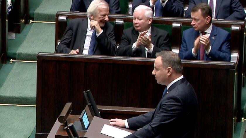 Andrzej Duda: to niezwykły zaszczyt dla mnie otwierać wraz z państwem to pierwsze posiedzenie IX kadencji Sejmu suwerennej RP