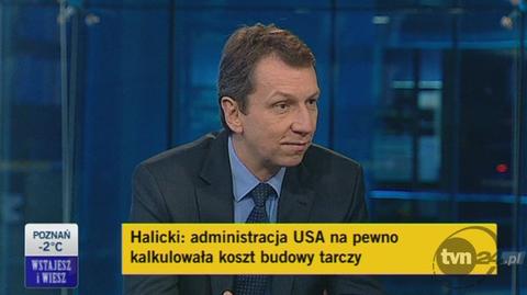 Andrzej Halicki o przeciekach/TVN24