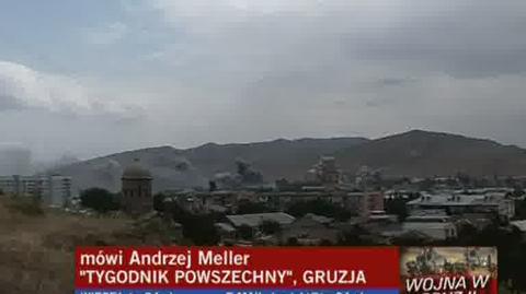 Andrzej Meller o chaosie na polu walki w Osetii (TVN24)