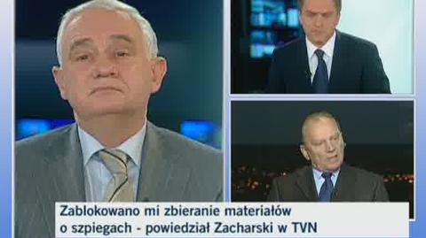 Andrzej Milczanowski o Zacharskim (TVN24)