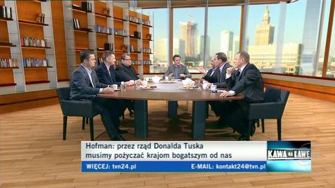 Andrzej Rozenek przekonywał, że szczy to nie sukces Polski (TVN24)