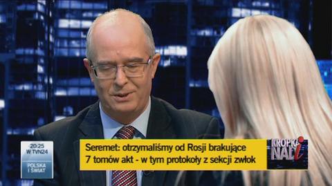 Andrzej Seremet "Kropka nad i" 14 października (TVN24)