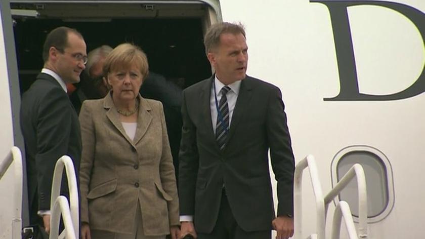 Angela Merkel przybyła na szczyt w Newport