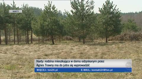 Anges Trawny odzyskała dom (TVN24)