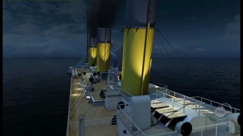 Animacja 3D z katastrofy Titanica (TVN24)
