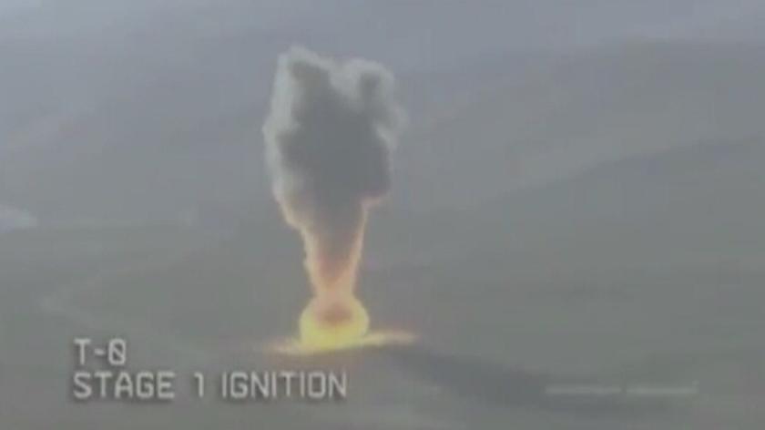 Animacja pokazująca wszystkie fazy lotu rakiety Minuteman III