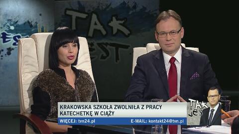 Arkadiusz Mularczyk i Marta Konarzewska w Tak jest